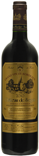 Image of Bottle of 2010, Chateau De Seguin, Grand Vin De Bordeaux